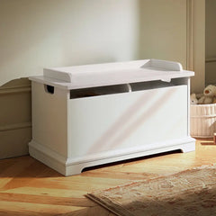 Cuddle Co Beaumont Storage Box - White