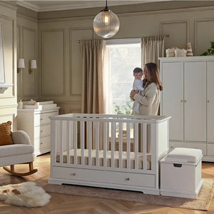 Cuddle Co Beaumont White Cot Bed