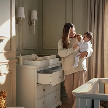 Cuddle Co Beaumont White Dresser Changer