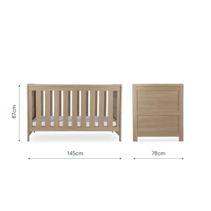 Cuddle Co Burford Oak Cot Bed