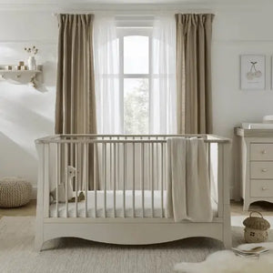 Cuddle Co Clara 2 Piece Nursery Furniture Set - Cashmere and Ash Cuddle Co