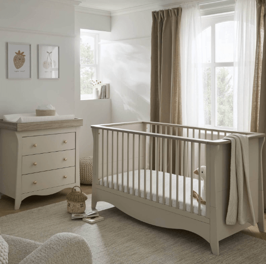 Cuddle Co Clara 3 Piece Nursery Furniture Set - Cashmere and Ash  Cuddle Co   