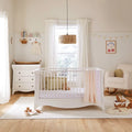 Cuddle Co Clara 2 Piece Nursery Furniture Set - White
