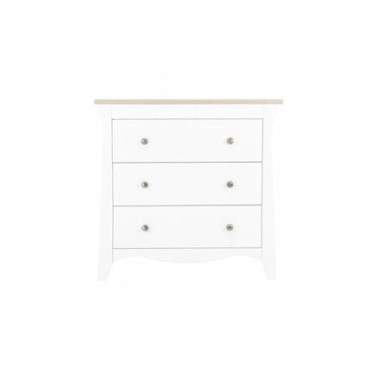 Cuddle Co Clara 2 Piece Nursery Furniture Set - White and Ash Cuddle Co