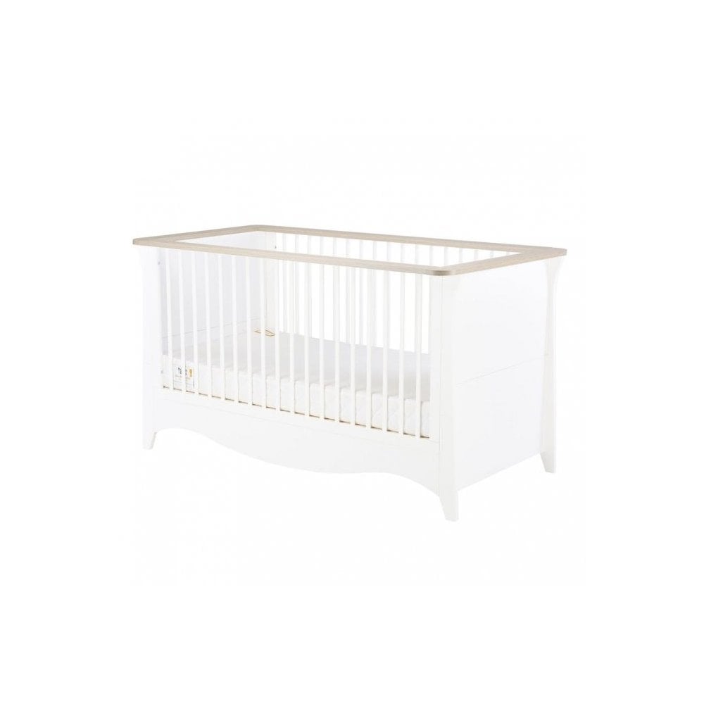 Cuddle Co Clara 2 Piece Nursery Furniture Set - White and Ash  Cuddle Co   