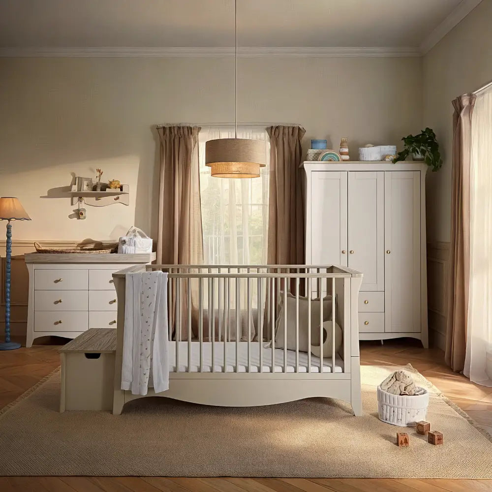 Cuddle Co Clara Cashmere Luxe 3 Piece Nursery Furniture Set