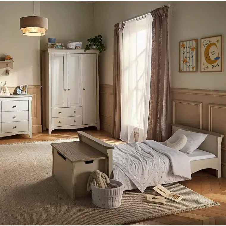 Cuddle Co Clara Cashmere Luxe 3 Piece Nursery Furniture Set