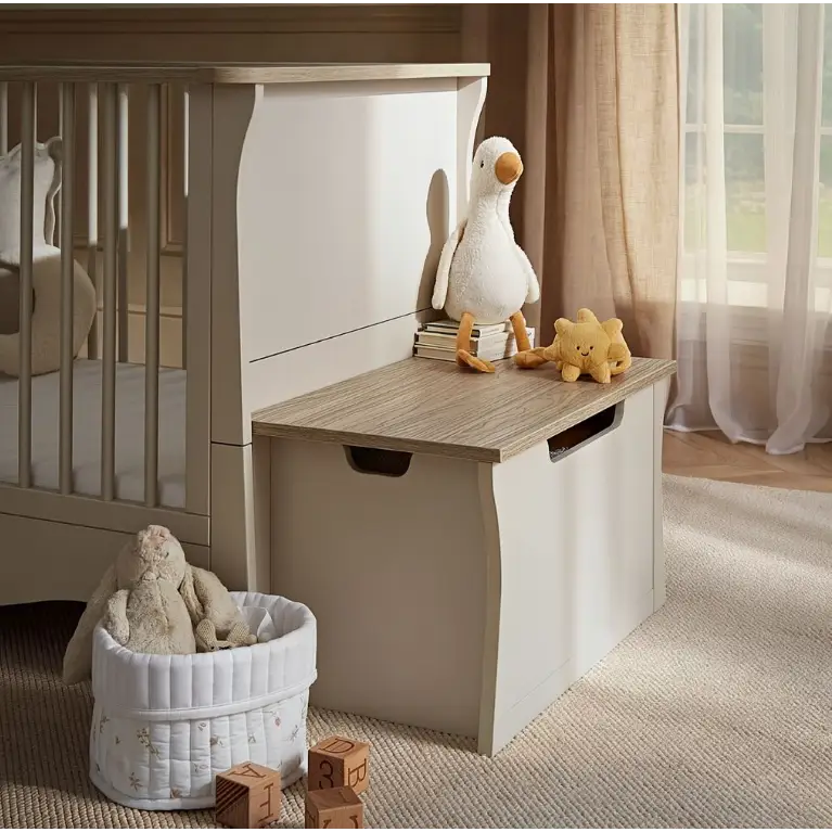 Cuddle Co Clara Cashmere Nursery Storage Toy Box
