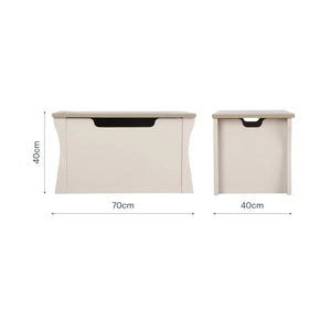 Cuddle Co Clara Cashmere Nursery Storage Toy Box