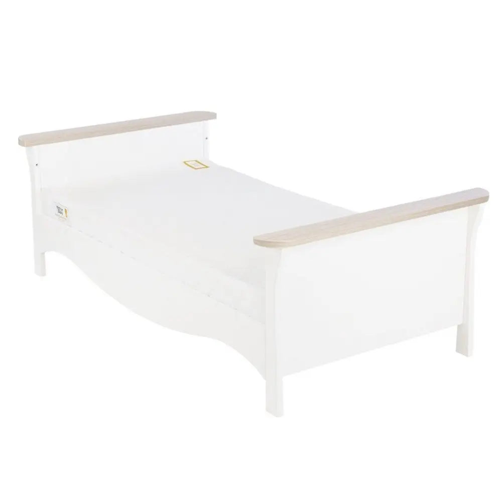 Cuddle Co Clara Cot Bed - White & Ash Cuddle Co