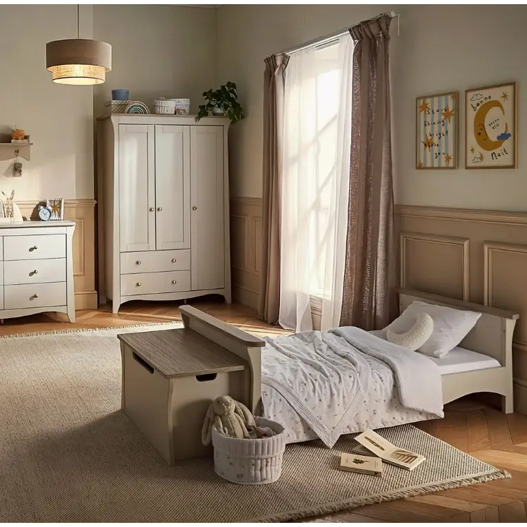 Cuddle Co Clara Luxe 2 Piece Nursery Furniture Set - Cashmere