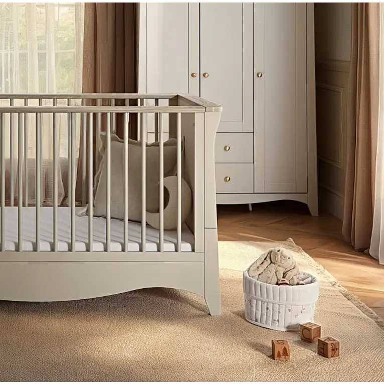 Cuddle Co Clara Luxe 2 Piece Nursery Furniture Set - Cashmere
