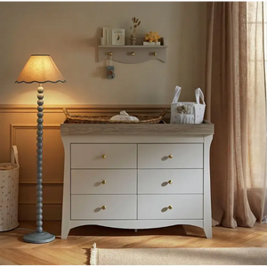 Cuddle Co Clara Luxe 2 Piece Nursery Furniture Set - Cashmere