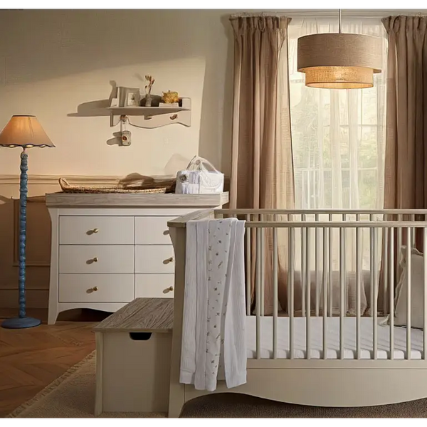 Cuddle Co Clara Luxe 2 Piece Nursery Furniture Set - Cashmere