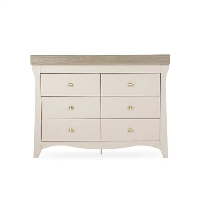 Cuddle Co Clara Luxe Cashmere 6 Drawer Dresser Changer