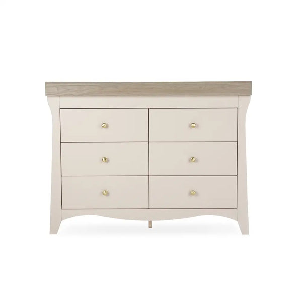 Cuddle Co Clara Luxe Cashmere 6 Drawer Dresser Changer
