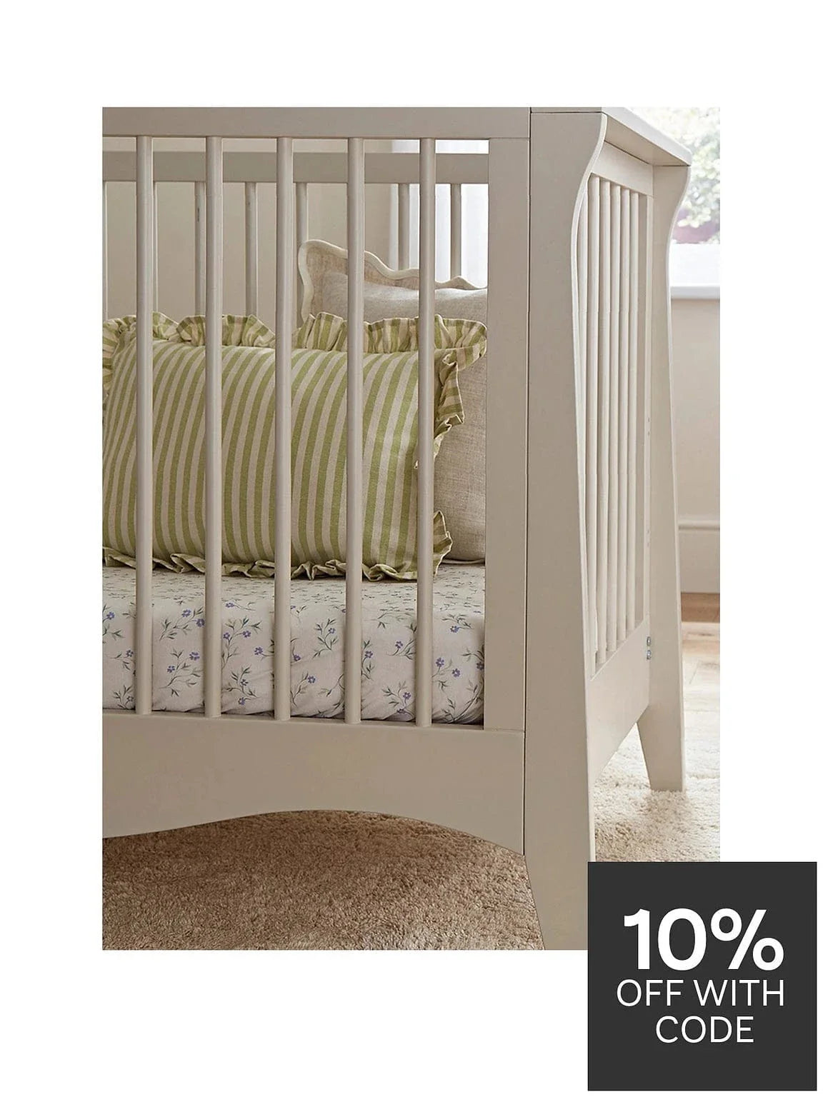 Cuddle Co Clara Mini 2 Piece Nursery Furniture Set - Cashmere General Cuddle Co
