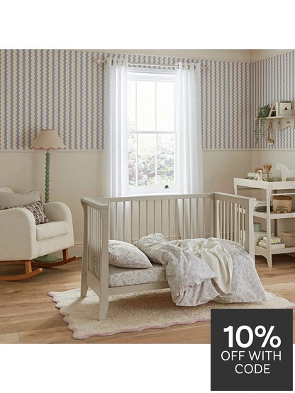 Cuddle Co Clara Mini 2 Piece Nursery Furniture Set - Cashmere General Cuddle Co