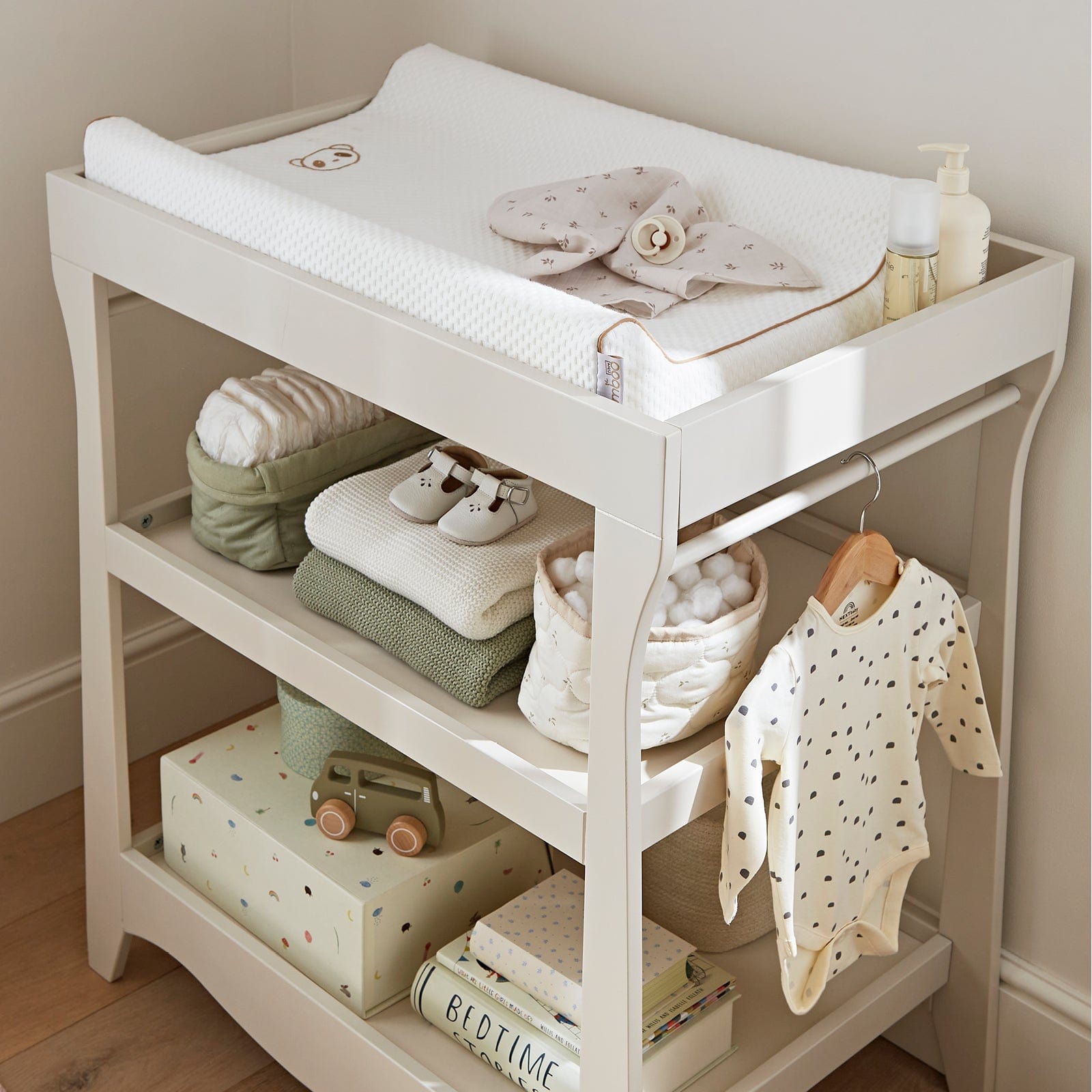 Cuddle Co Clara Mini 2 Piece Nursery Furniture Set - Cashmere General Cuddle Co