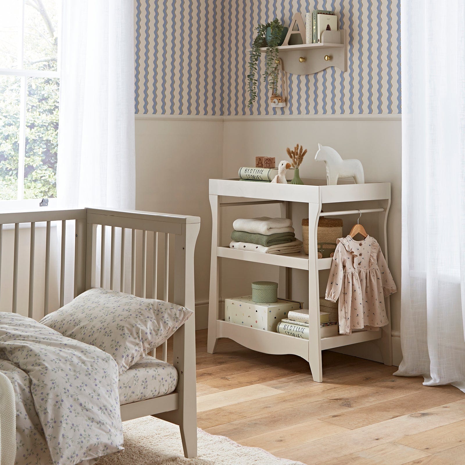 Cuddle Co Clara Mini 2 Piece Nursery Furniture Set - Cashmere General Cuddle Co