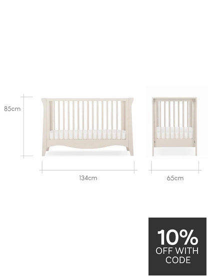 Cuddle Co Clara Mini 2 Piece Nursery Furniture Set - Cashmere General Cuddle Co