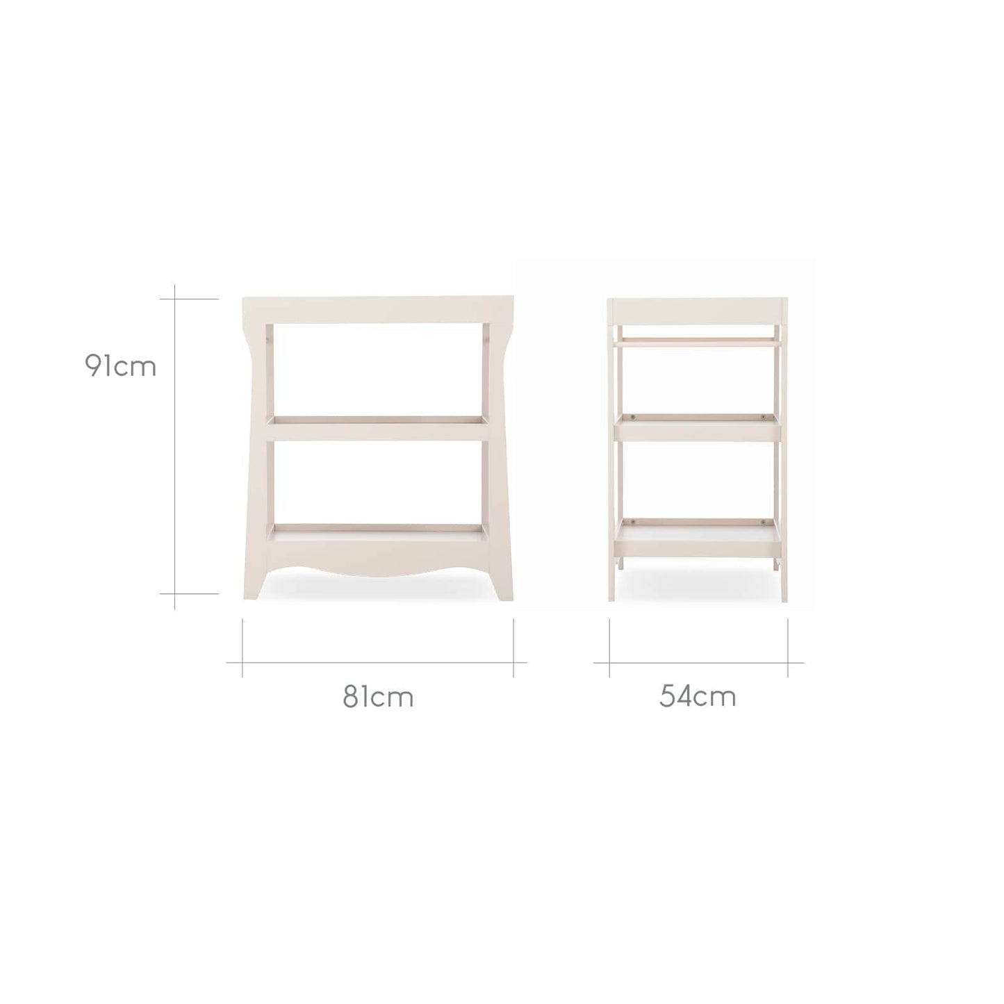 Cuddle Co Clara Mini 2 Piece Nursery Furniture Set - Cashmere General Cuddle Co