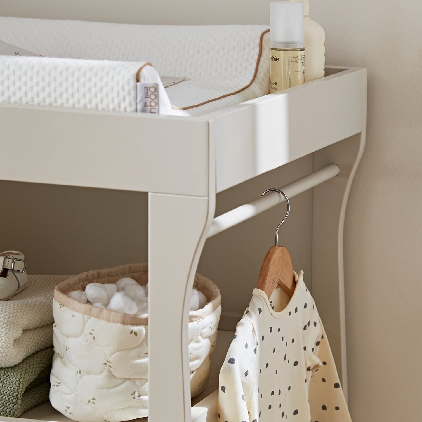 Cuddle Co Clara Mini 2 Piece Nursery Furniture Set - Cashmere General Cuddle Co