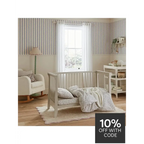 Cuddle Co Clara Mini Cot Bed - Cashmere General Cuddle Co