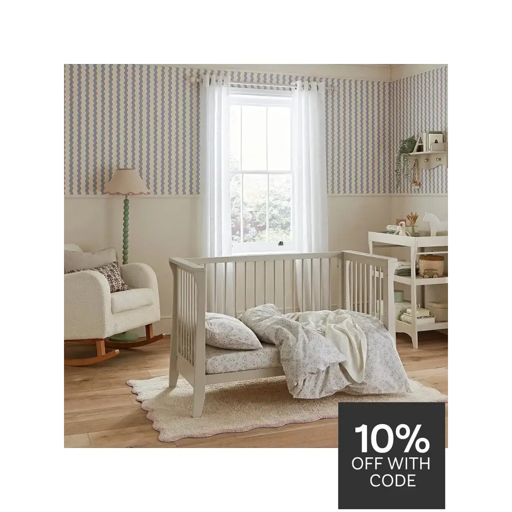 Cuddle Co Clara Mini Cot Bed - Cashmere General Cuddle Co