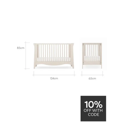 Cuddle Co Clara Mini Cot Bed - Cashmere General Cuddle Co