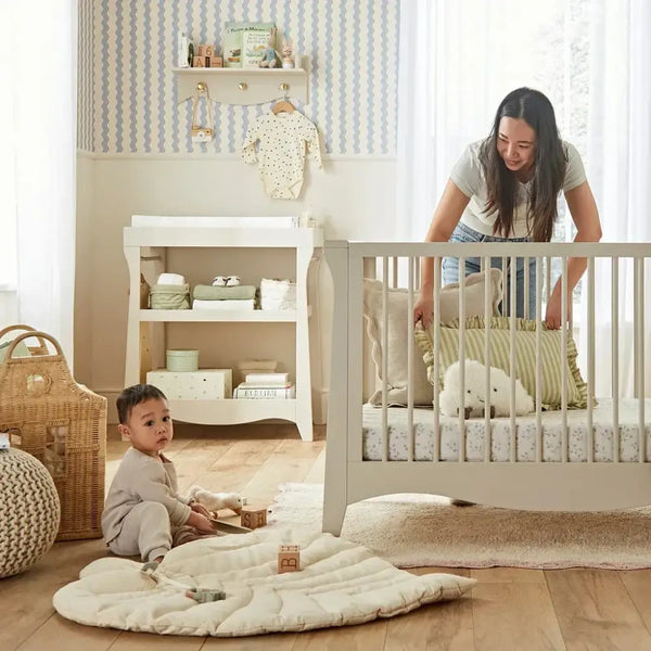 Cuddle Co Clara Mini Cot Bed - Cashmere General Cuddle Co