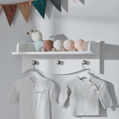 Cuddle Co Clara Nursery Shelf - White General Cuddle Co