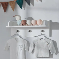 Cuddle Co Clara Nursery Shelf - White