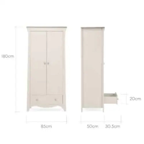 Cuddle Co Clara Wardrobe - Cashmere & Ash General Cuddle Co