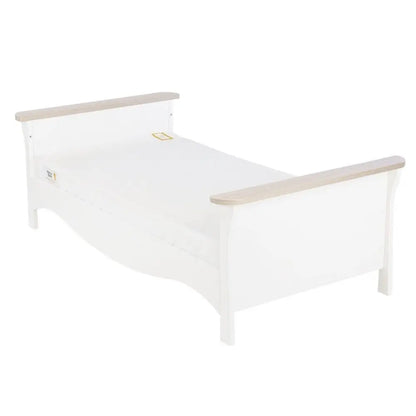 Cuddle Co Clara White & Ash Luxe 2 Piece Nursery Furniture Set