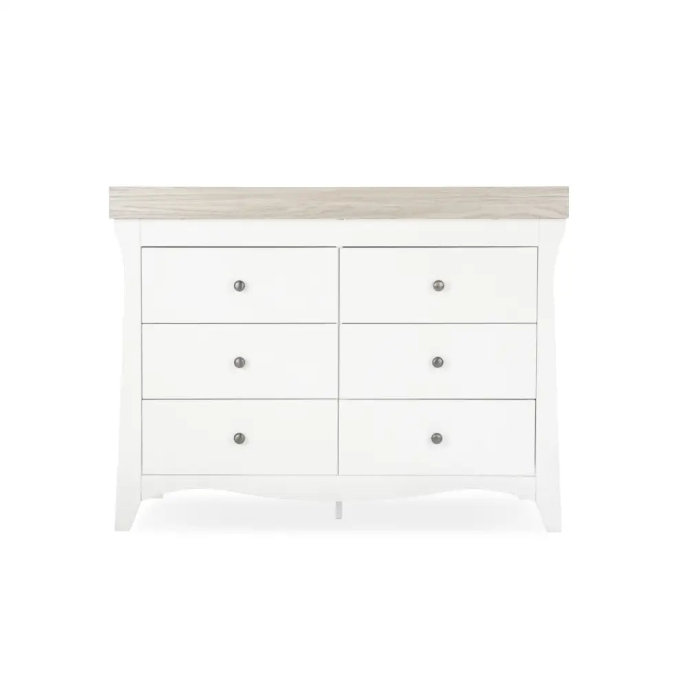 Cuddle Co Clara White & Ash Luxe Dresser Changer
