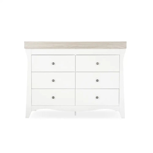 Cuddle Co Clara White & Ash Luxe Dresser Changer