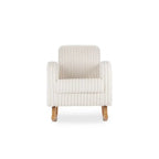 Cuddle Co Etta Faux Fur Nursing Chair - Cream Cuddle Co