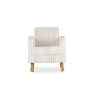 Cuddle Co Etta Faux Fur Nursing Chair - Cream Cuddle Co