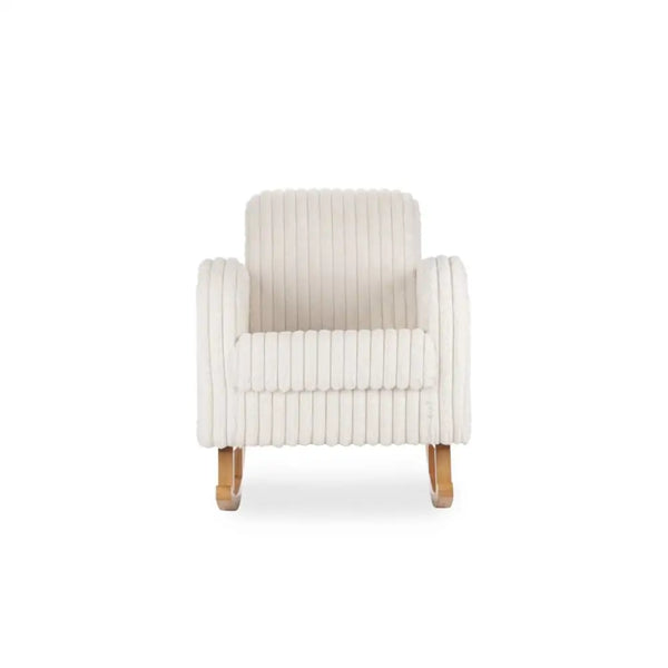Cuddle Co Etta Faux Fur Nursing Chair - Cream Cuddle Co