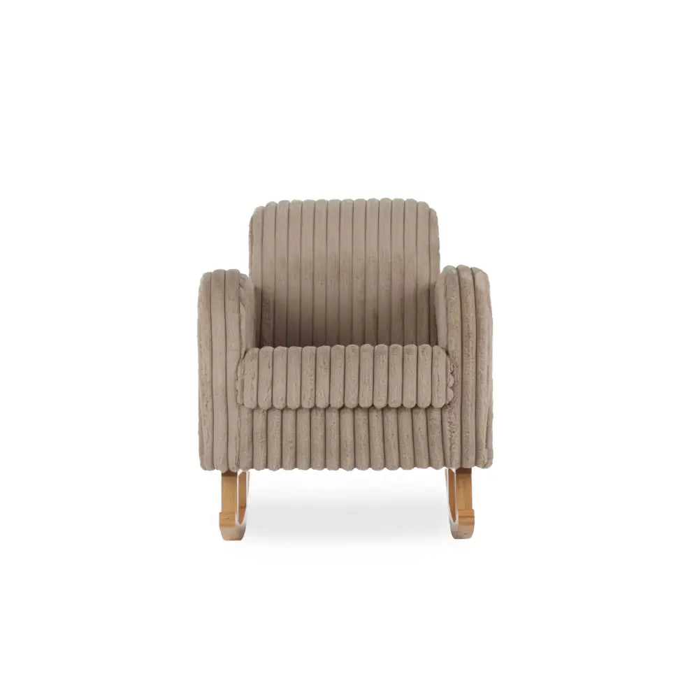 Cuddle Co Etta Faux Fur Nursing Chair - Mink Cuddle Co