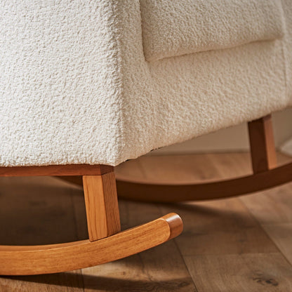 Cuddle Co Etta Nursing Chair - Boucle Off White Cuddle Co