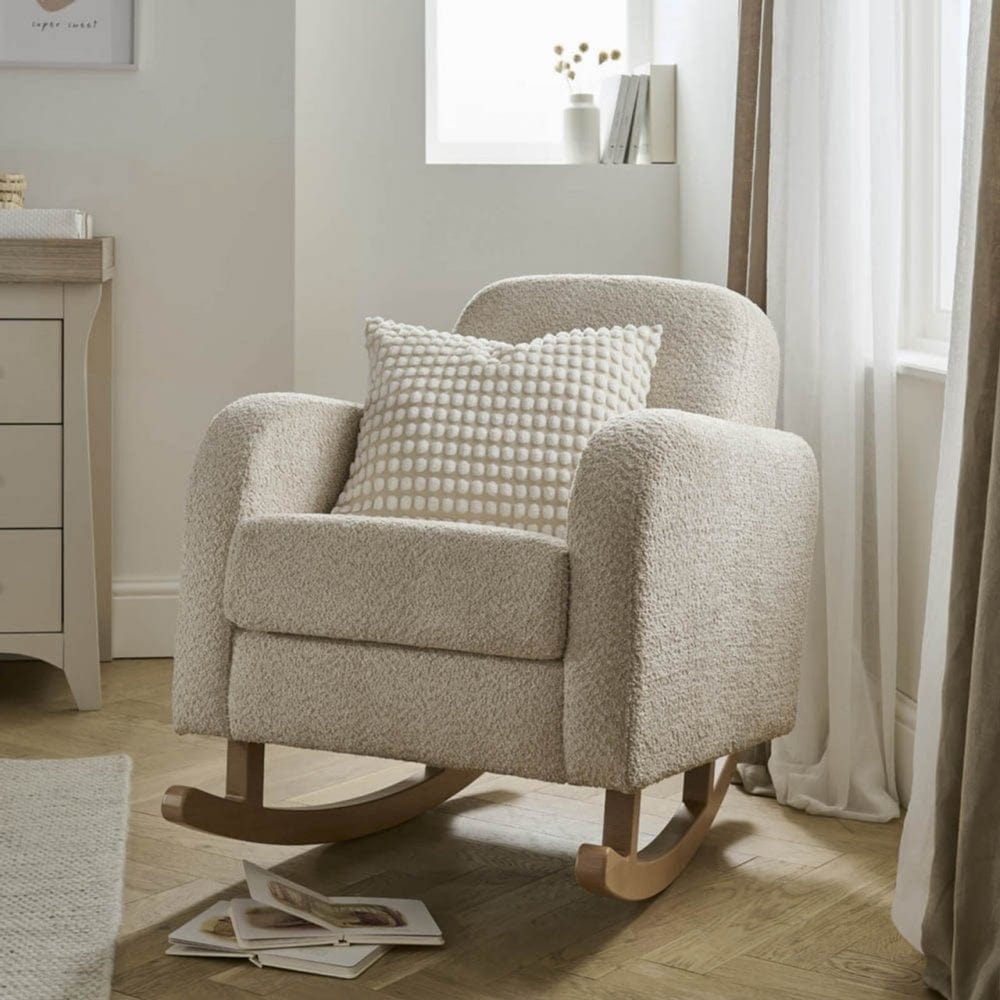 Cuddle Co Etta Nursing Chair - Boucle Off White  Cuddle Co   