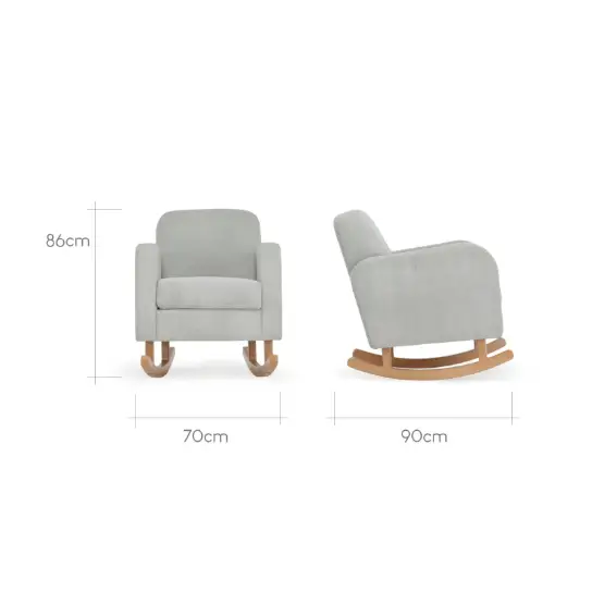 Cuddle Co Etta Nursing Chair - Pebble Grey  Cuddle Co   