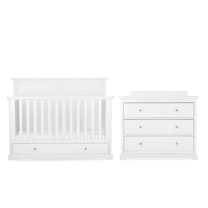 Cuddle Co Grande Beaumont 2 Piece Nursery Furniture Set - White