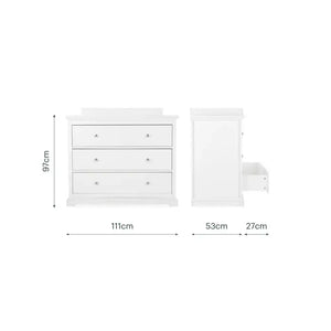 Cuddle Co Beaumont White Dresser Changer