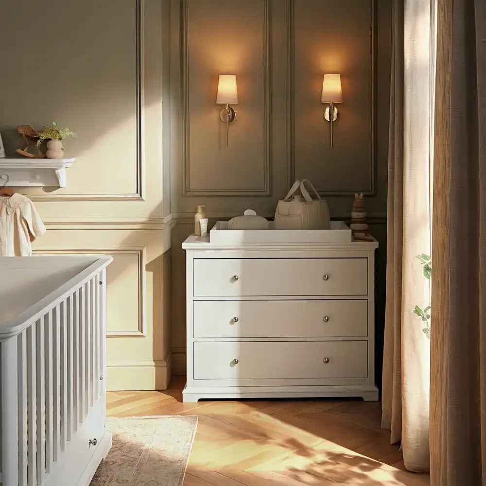 Cuddle Co Beaumont White Dresser Changer
