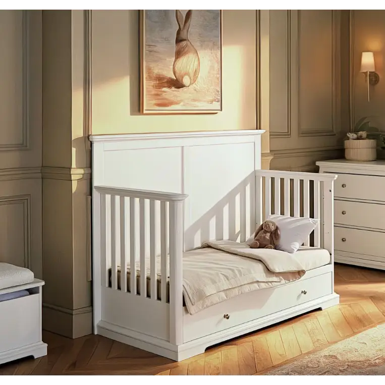 Cuddle Co Grande Beaumont White Cot Bed