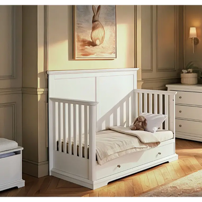 Cuddle Co Grande Beaumont White Cot Bed