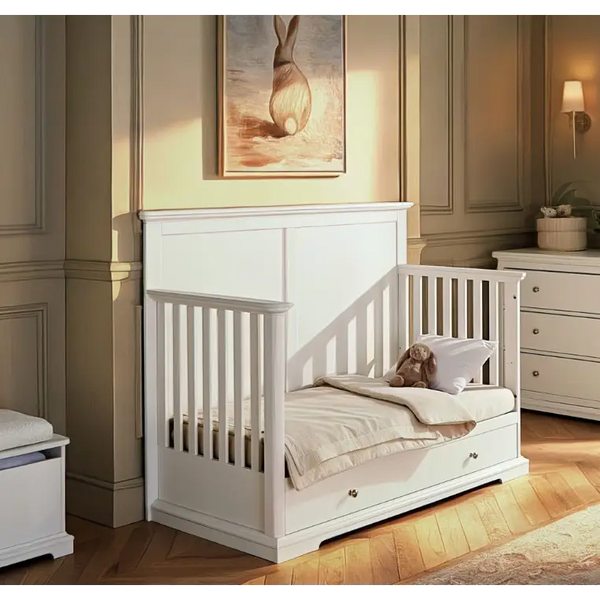 Cuddle Co Grande Beaumont White Cot Bed